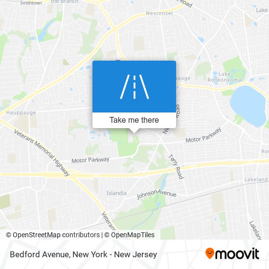 Mapa de Bedford Avenue