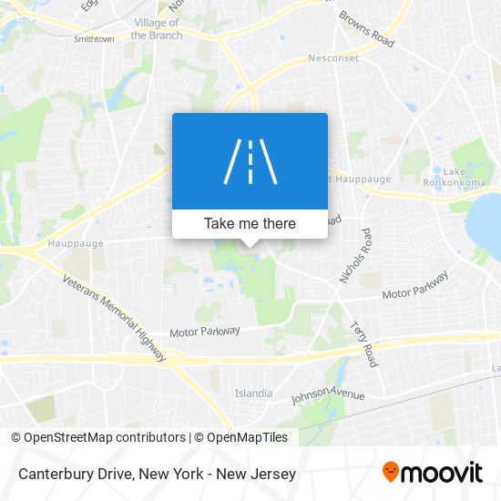 Mapa de Canterbury Drive