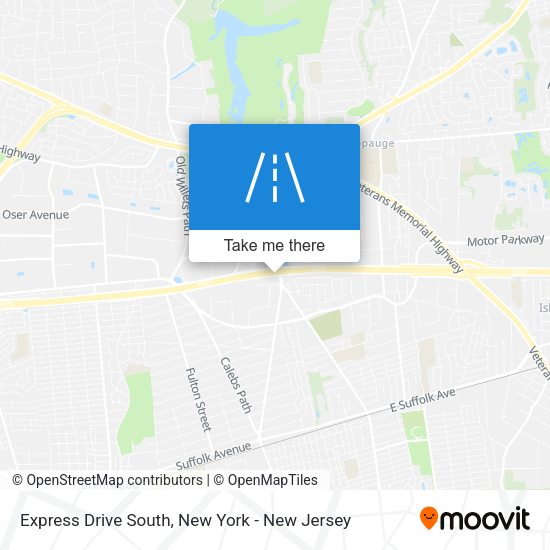 Mapa de Express Drive South