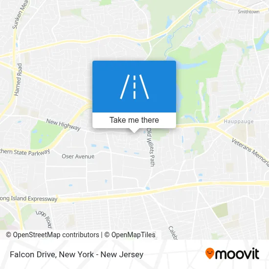 Falcon Drive map