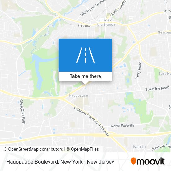 Mapa de Hauppauge Boulevard