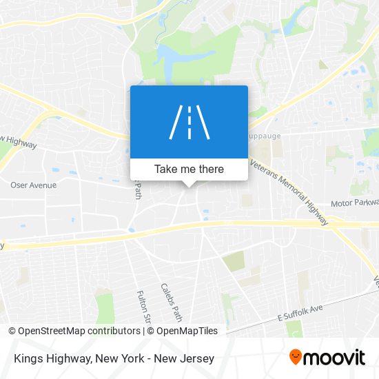 Kings Highway map