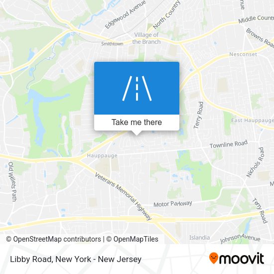 Libby Road map