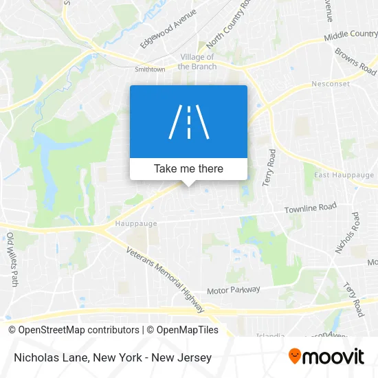 Nicholas Lane map