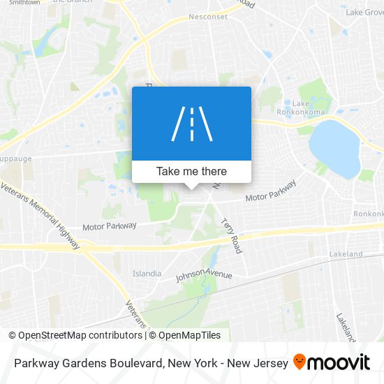 Mapa de Parkway Gardens Boulevard