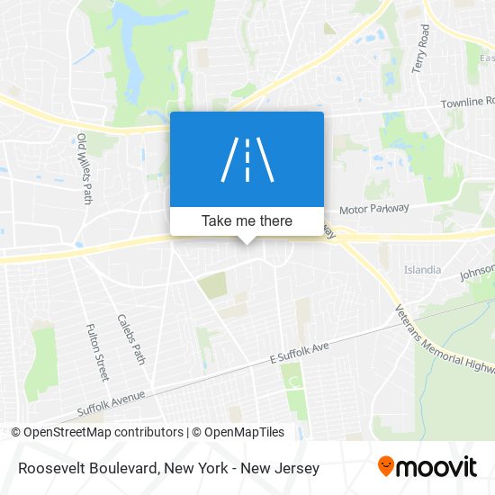 Roosevelt Boulevard map