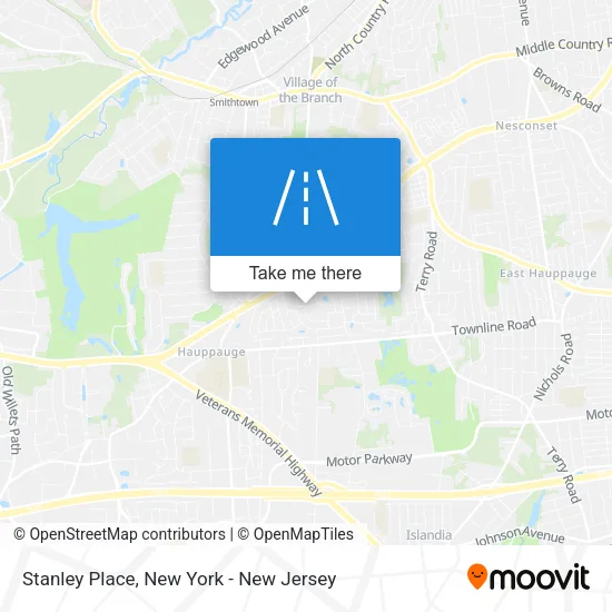 Stanley Place map