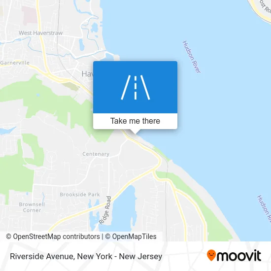 Riverside Avenue map