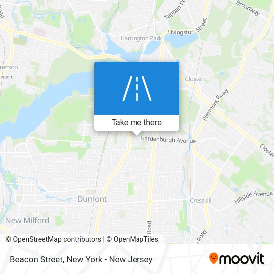 Beacon Street map