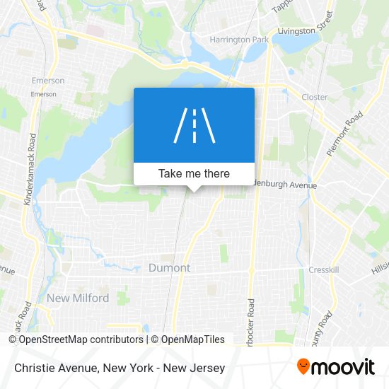 Mapa de Christie Avenue