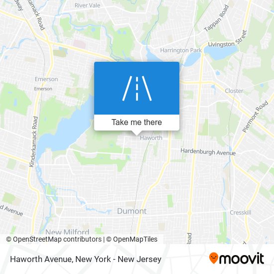 Haworth Avenue map