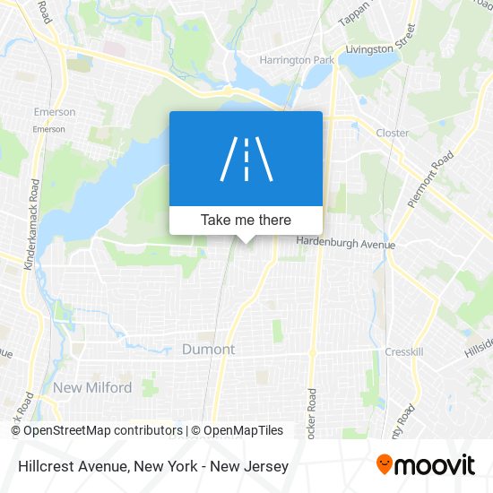 Mapa de Hillcrest Avenue