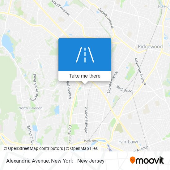 Mapa de Alexandria Avenue