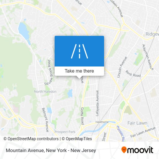 Mapa de Mountain Avenue