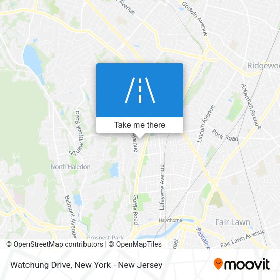 Mapa de Watchung Drive