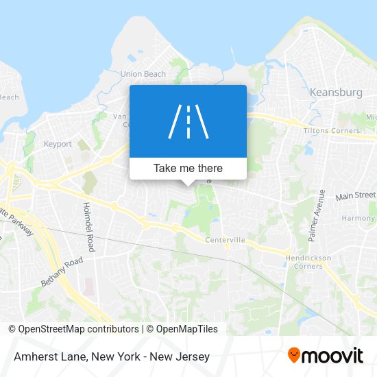 Mapa de Amherst Lane