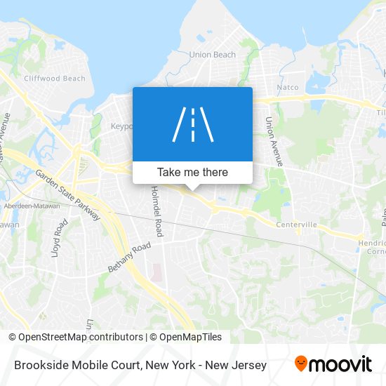 Mapa de Brookside Mobile Court