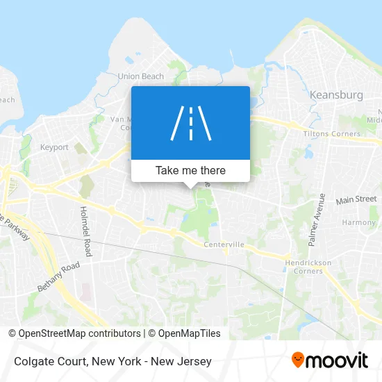 Colgate Court map