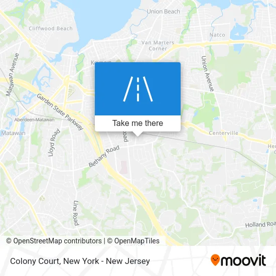 Colony Court map