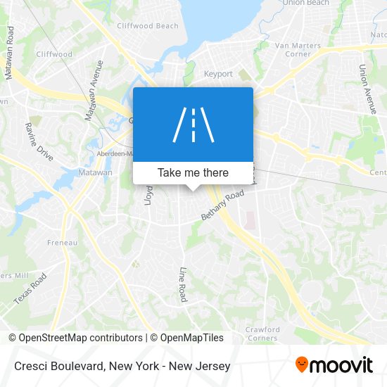 Mapa de Cresci Boulevard