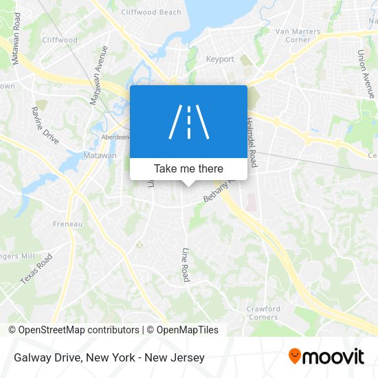 Galway Drive map