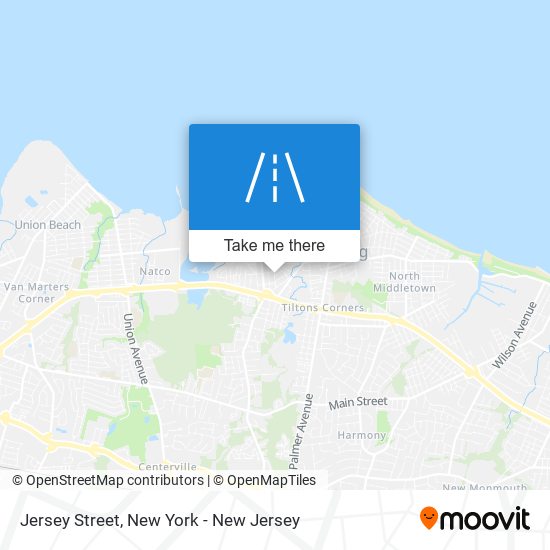 Jersey Street map