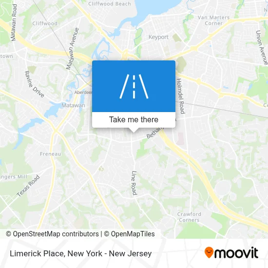 Limerick Place map