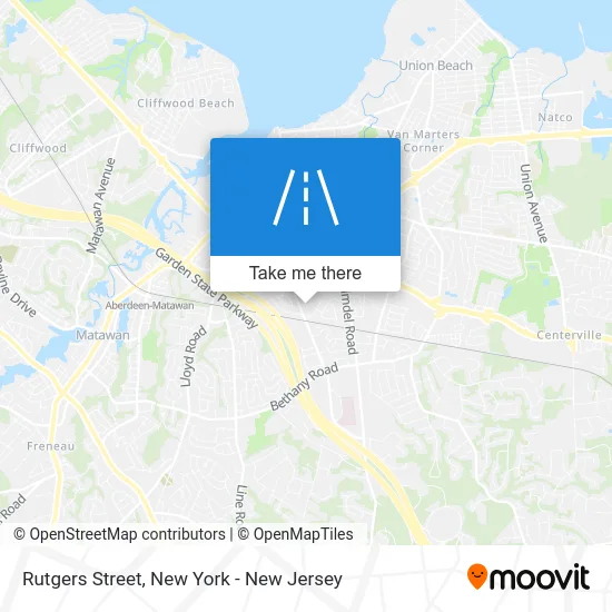 Rutgers Street map