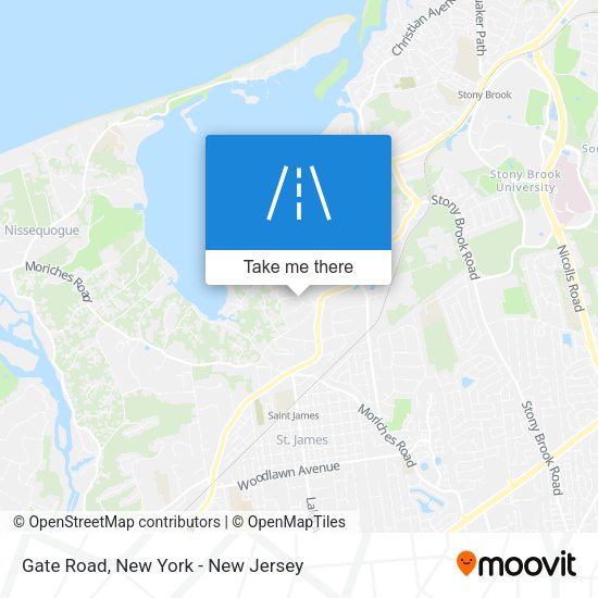 Mapa de Gate Road