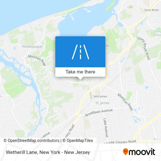 Wetherill Lane map