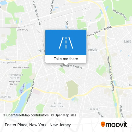 Foster Place map