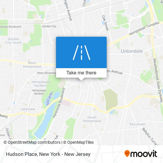Hudson Place map