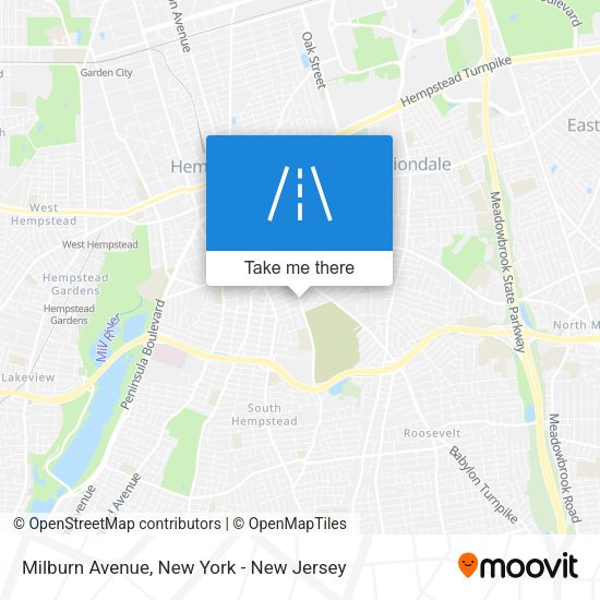 Mapa de Milburn Avenue