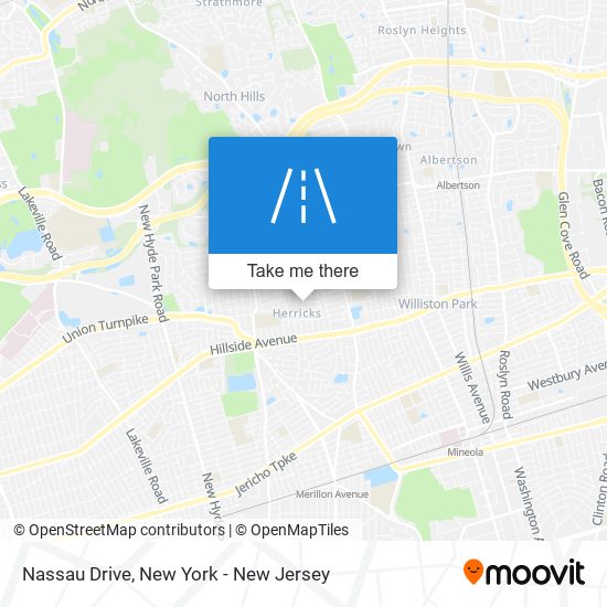 Mapa de Nassau Drive