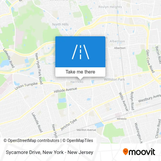 Sycamore Drive map