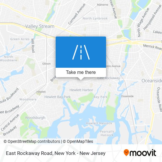 Mapa de East Rockaway Road