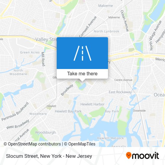 Mapa de Slocum Street
