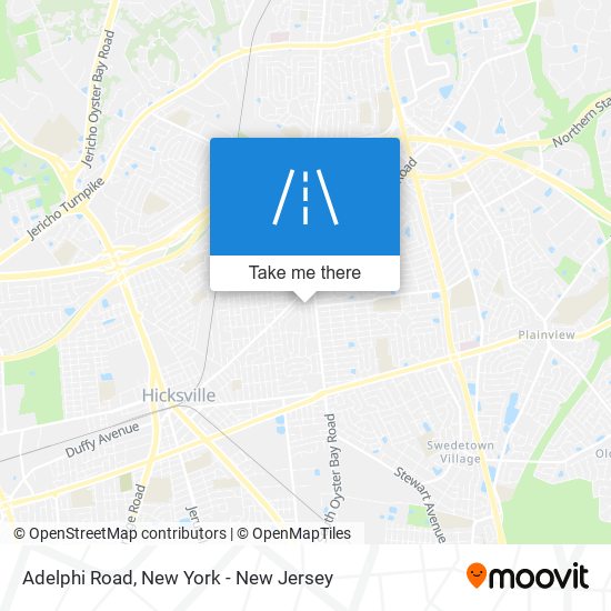 Adelphi Road map