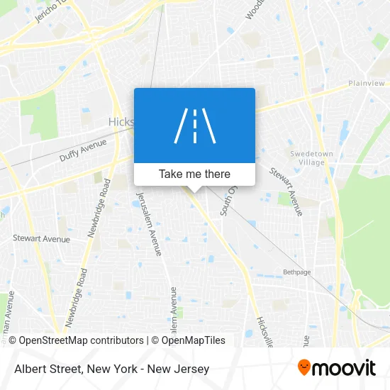 Albert Street map