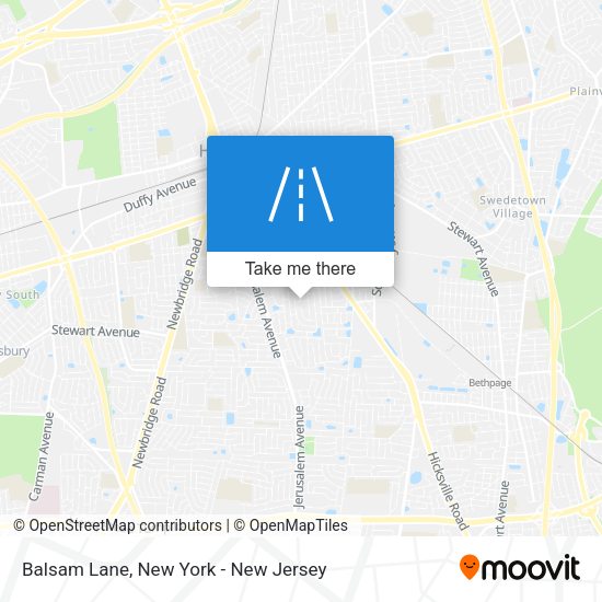 Mapa de Balsam Lane