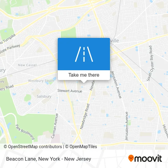 Beacon Lane map