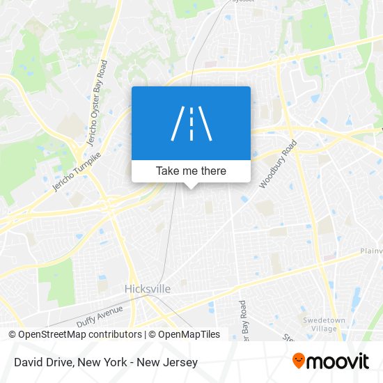 David Drive map