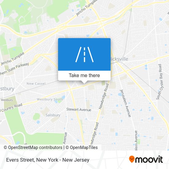 Mapa de Evers Street