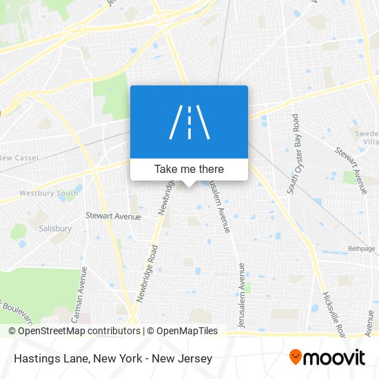 Hastings Lane map