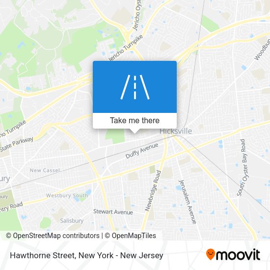 Mapa de Hawthorne Street