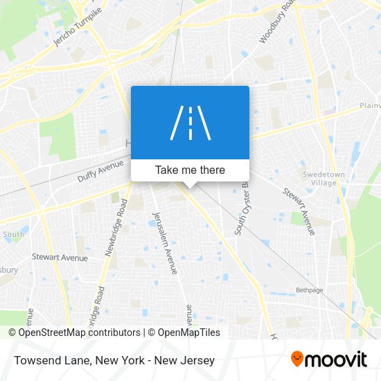 Towsend Lane map