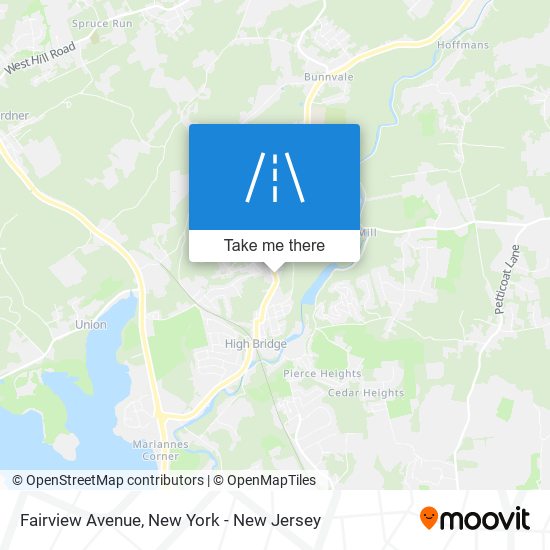 Mapa de Fairview Avenue