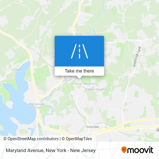 Maryland Avenue map