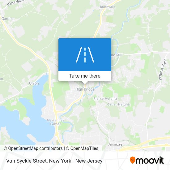 Mapa de Van Syckle Street