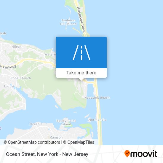 Ocean Street map